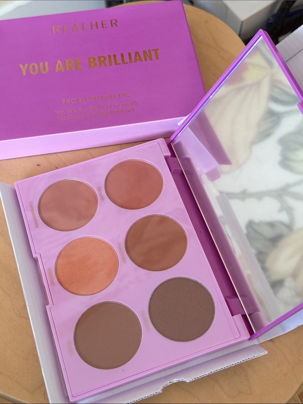 RealHer You Are Brilliant Pro Blush Palette - new in box
